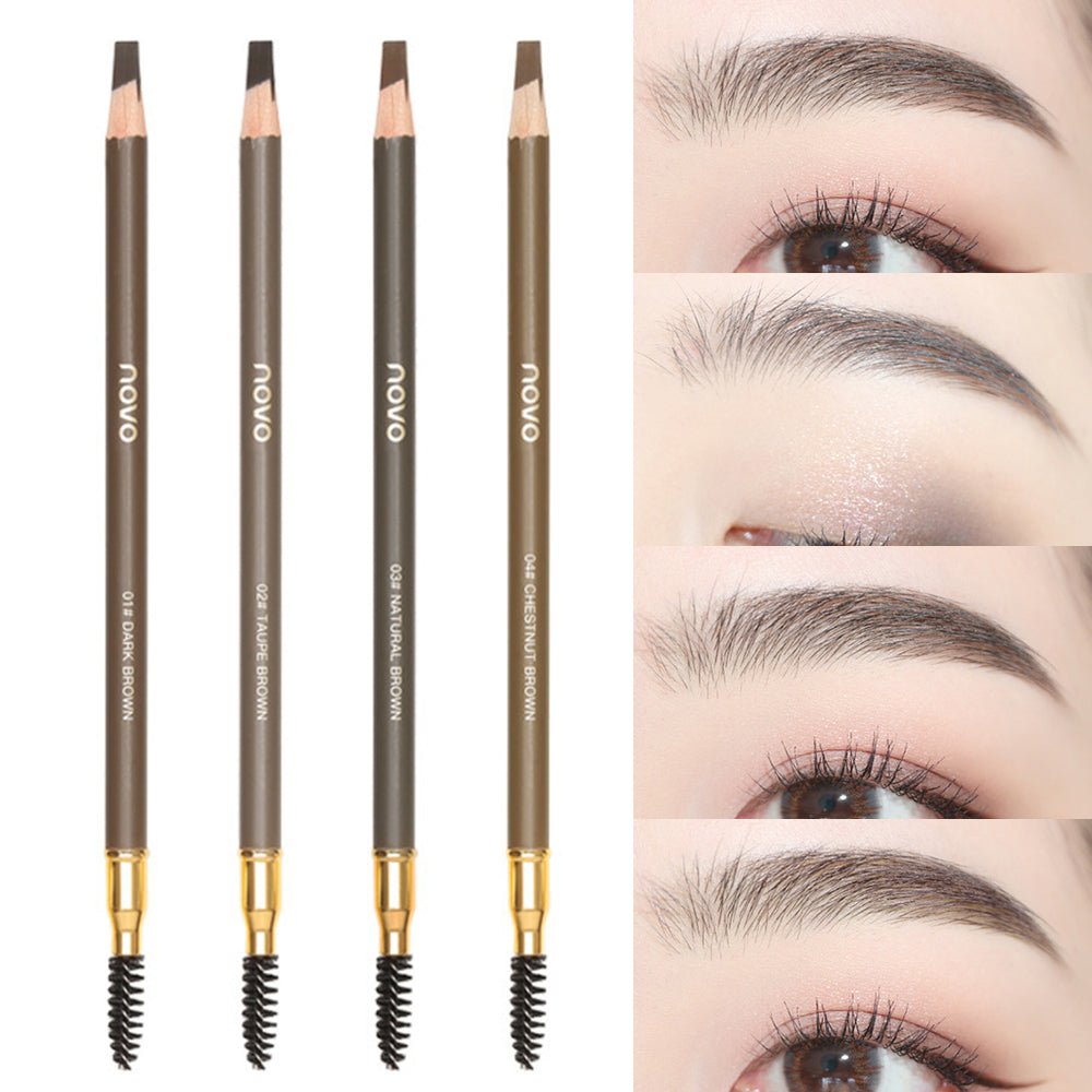 Microblade Effect Brow Pencil - Waterproof & Long - Lasting - HalleBeauty